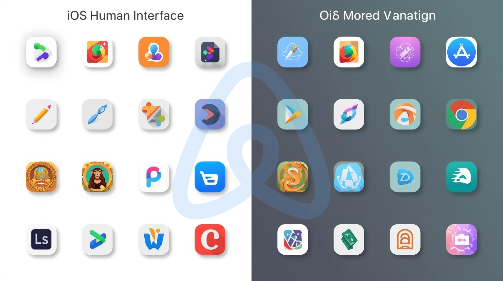 How AI Can Generate Perfect Icon Variations for iOS & Android Apps